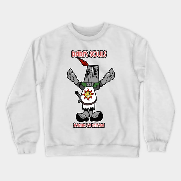 Solaire of Astora Cuphead Style! Crewneck Sweatshirt by Mustakro